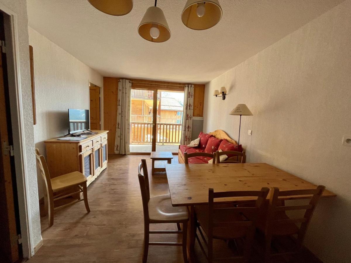 Appartement 6 places aux pieds des pistes avec piscine, wifi et parking privé PMR Orcières Exterior foto